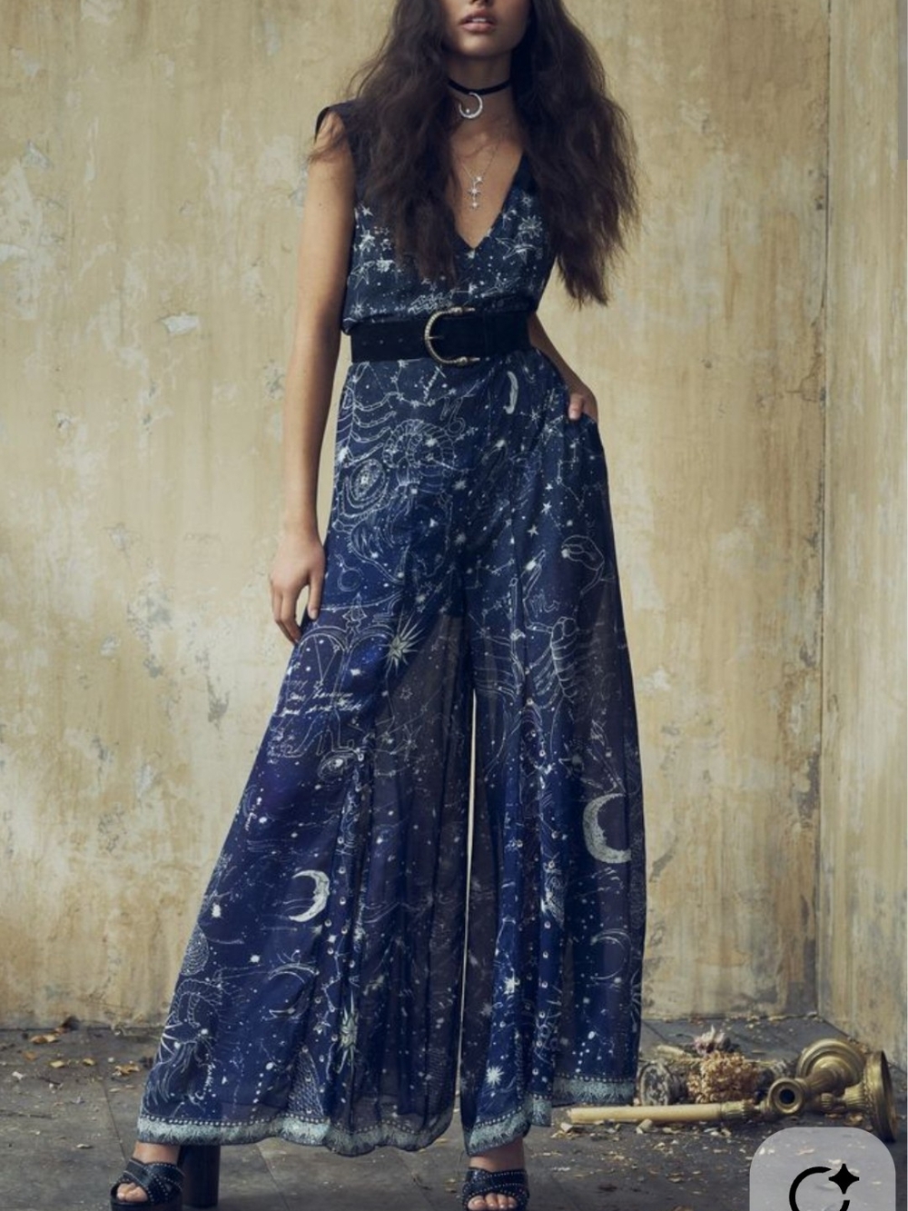 Camilla It's a Sign panelled jumpsuit Boutique Bought Swarovski Stoned